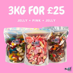 3kg for £25! 1kg Jelly + 1kg Jelly + 1kg Pink
