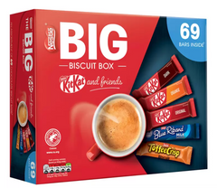 Nestle Big Biscuit Box Kitkat & Friends, 69 Bars
