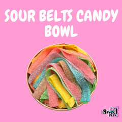 Sour Belts Candy Bowl