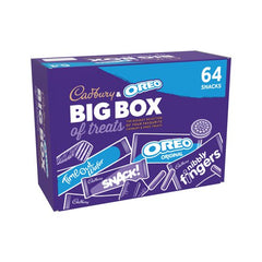 Cadbury & OREO Big Box of Treats - 64 Individually Wrapped Snack Chocolate Biscuits