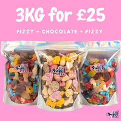 3KG FOR £25! Fizzy + Fizzy + Chocolate Snack Sweet