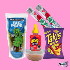 Dill Big Papa Pickle Van Holten's Pickle Kit - Lucas Chamoy, Tajin, Taki, Van Holten, Fruit Roll Up