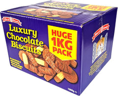 Luxury Chocolate Biscuits 1Kg - Perfect Snack for Chocolate Lovers