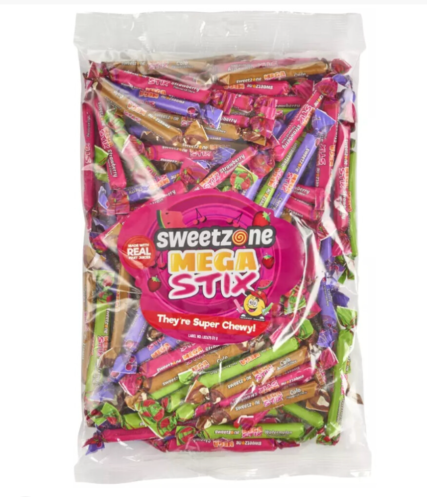 Sweetzone Mega Stix Bag 1kg