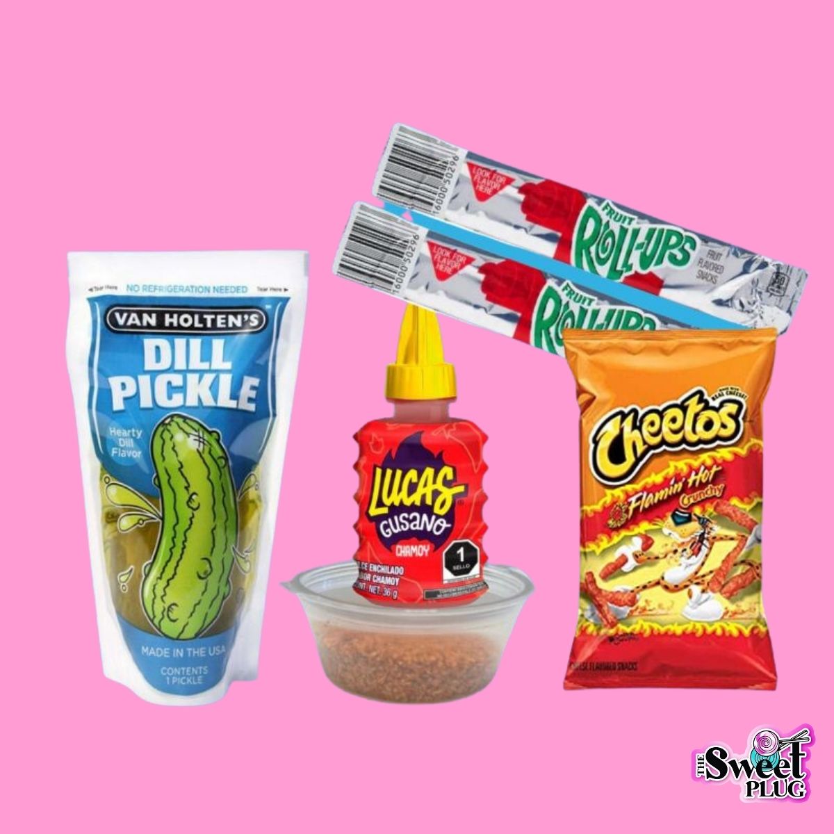 Cheetos Flamin Hot Pickle Kit